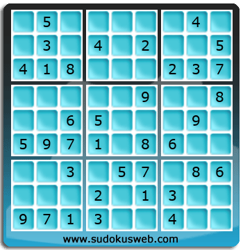 Sudoku von einfacher höhe