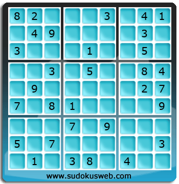 Sudoku von mittelmässiger höhe