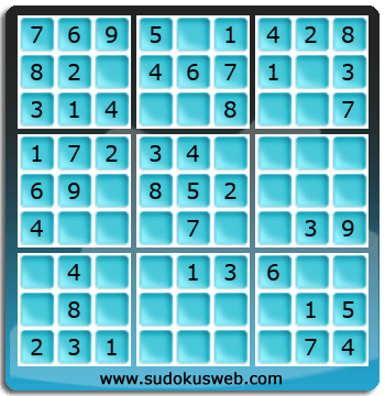 Nivel Muito Facil de Sudoku