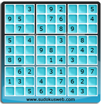 Sudoku de Nivel Muy Fácil