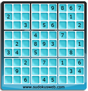 Sudoku von mittelmässiger höhe