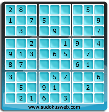 Sudoku von einfacher höhe