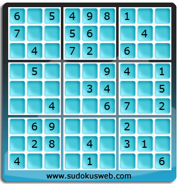 Sudoku von einfacher höhe