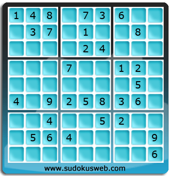 Sudoku von mittelmässiger höhe