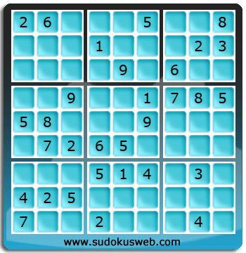 Sudoku von mittelmässiger höhe