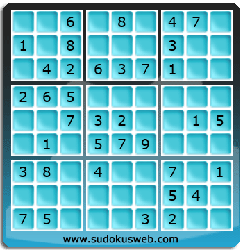 Sudoku von einfacher höhe