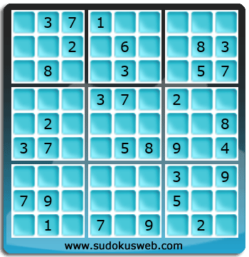 Sudoku von mittelmässiger höhe