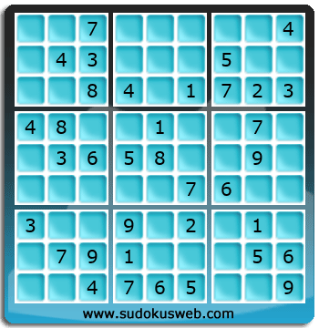 Sudoku von einfacher höhe