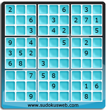 Sudoku von mittelmässiger höhe