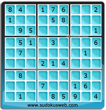 Sudoku von mittelmässiger höhe