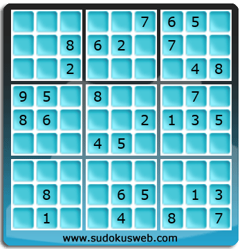 Sudoku von mittelmässiger höhe