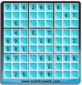 Sudoku von einfacher höhe