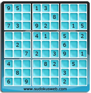 Sudoku von mittelmässiger höhe