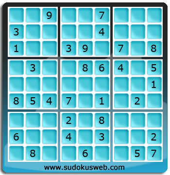 Sudoku von mittelmässiger höhe