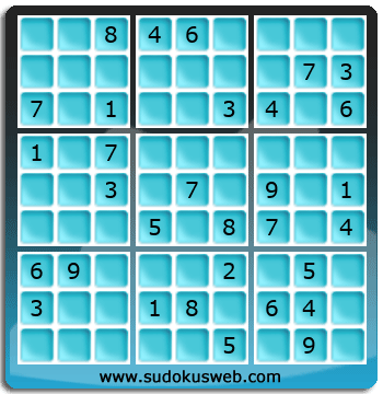 Sudoku von mittelmässiger höhe