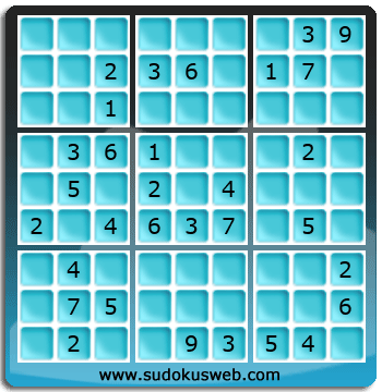 Sudoku von mittelmässiger höhe