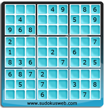 Sudoku von mittelmässiger höhe