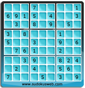 Sudoku von einfacher höhe