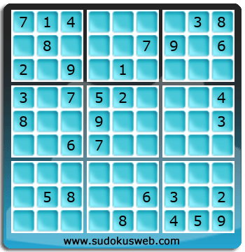 Sudoku von mittelmässiger höhe