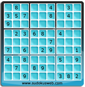 Sudoku von mittelmässiger höhe