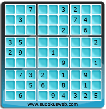 Sudoku von mittelmässiger höhe