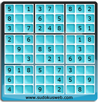 Sudoku von sehr einfacher höhe