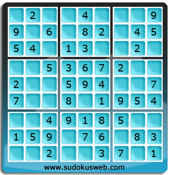 Sudoku von sehr einfacher höhe