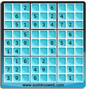 Sudoku von einfacher höhe