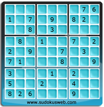 Sudoku von mittelmässiger höhe