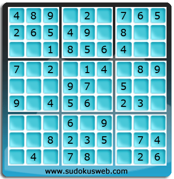 Sudoku de Niveau Très Facile