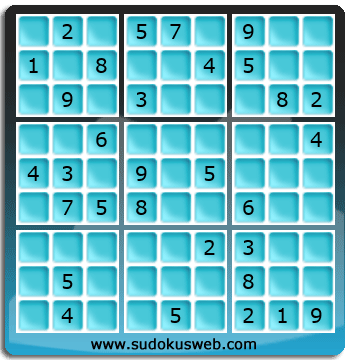 Sudoku von mittelmässiger höhe