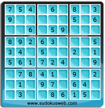 Sudoku de Niveau Très Facile