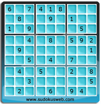 Sudoku von mittelmässiger höhe