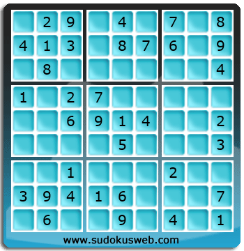 Sudoku von einfacher höhe