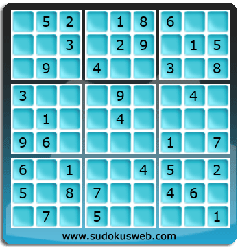 Sudoku von einfacher höhe