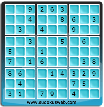 Sudoku von einfacher höhe