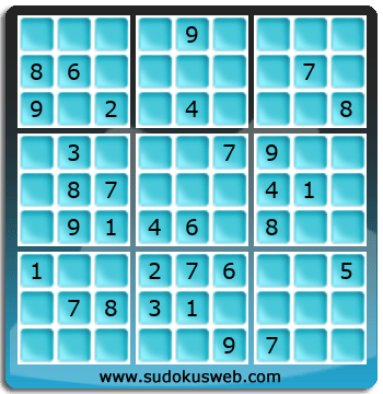 Sudoku von mittelmässiger höhe