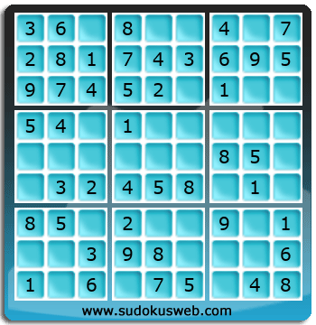 Sudoku de Nivell Molt Fàcil Sudoku de Nivell Molt Fàcil