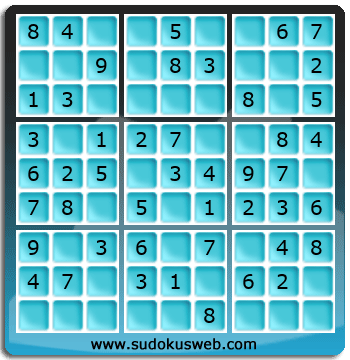 Sudoku de Nivel Muy Fácil