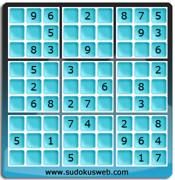 Sudoku von einfacher höhe