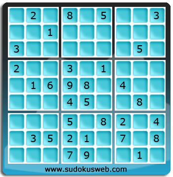 Sudoku von mittelmässiger höhe