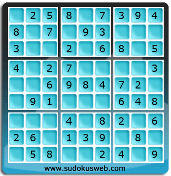 Sudoku von sehr einfacher höhe