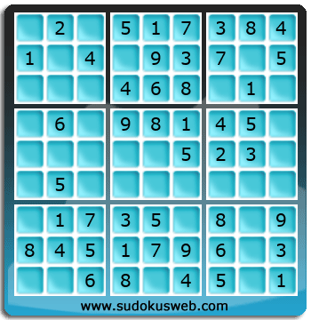 Sudoku von sehr einfacher höhe