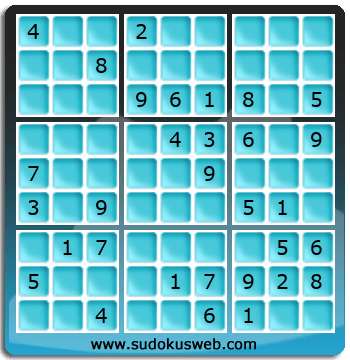 Sudoku von mittelmässiger höhe