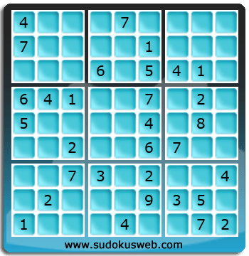 Sudoku von mittelmässiger höhe