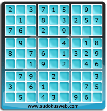 Sudoku de Niveau Très Facile Sudoku de Niveau Très Facile
