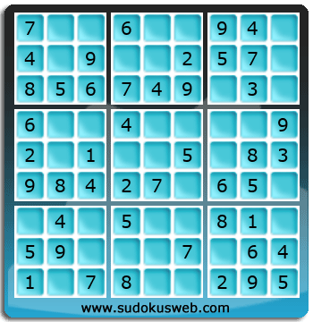 Sudoku von sehr einfacher höhe