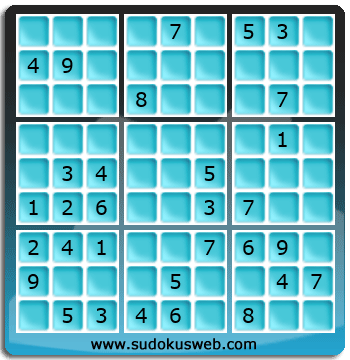 Sudoku von mittelmässiger höhe