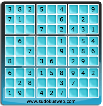 Nivel Muito Facil de Sudoku