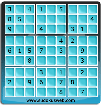 Sudoku von mittelmässiger höhe